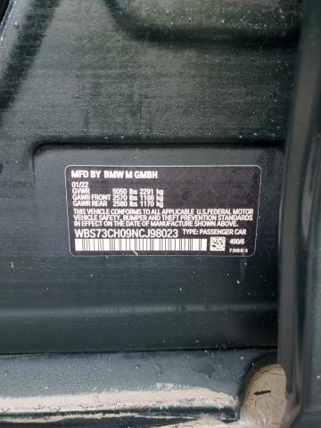 Photo 10 from auction – 2022 BMW M5 CS with VIN WBS73CH09NCJ98023