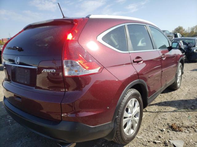 Photo 4 from auction – 2014 HONDA CR-V EXL with VIN 5J6RM4H71EL019547