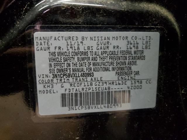 Photo 10 from auction – 2020 NISSAN KICKS S with VIN 3N1CP5BVXLL480993