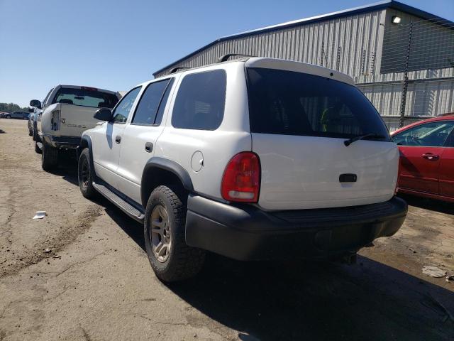 Photo 3 from auction – 2003 DODGE DURANGO SP with VIN 1D4HR38N43F527974