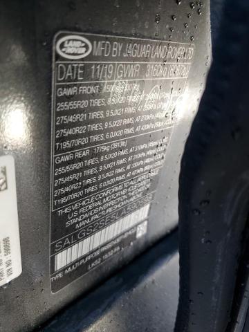 Photo 10 from auction – 2020 LAND ROVER RANGE ROVE with VIN SALGS2SE5LA590698
