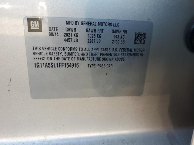 Photo 10 from auction – 2015 CHEVROLET MALIBU LS with VIN 1G11A5SL1FF154916