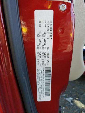Photo 10 from auction – 2016 CHRYSLER TOWN & COU with VIN 2C4RC1CG7GR222287