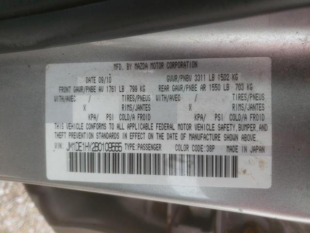 Photo 10 from auction – 2011 MAZDA MAZDA2 with VIN JM1DE1HY2B0109565