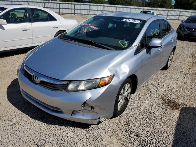 Photo 2 from auction – 2012 HONDA CIVIC LX with VIN 2HGFB2F53CH591980