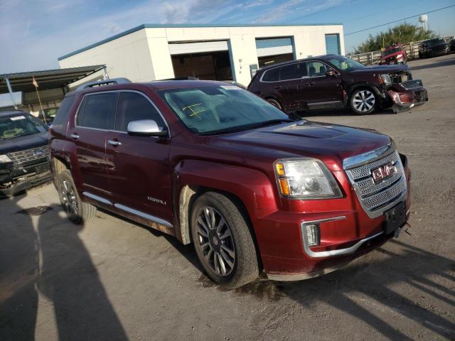 GMC TERRAIN DE 2016 with VIN 2GKFLVE37G6259754 - Photo from auction