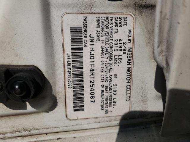 Photo 10 from auction – 1994 NISSAN MAXIMA GXE with VIN JN1HJ01F4RT254067