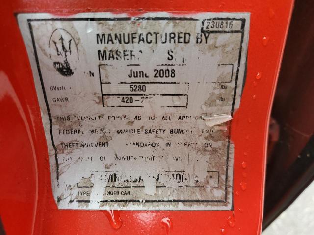 Photo 10 from auction – 2008 MASERATI QUATTROPOR with VIN ZAMFE39A780040074