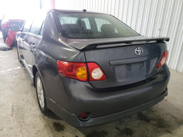 Photo 3 from auction – 2009 TOYOTA COROLLA BA with VIN 2T1BU40E49C052945