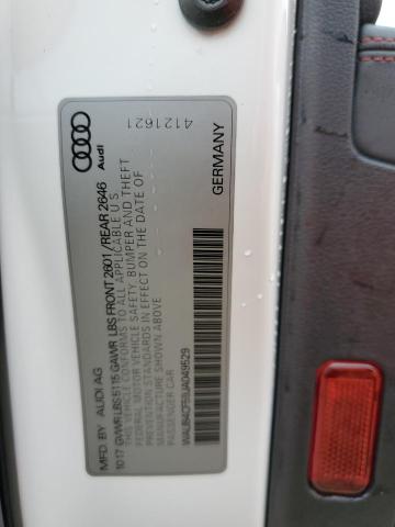 Photo 10 from auction – 2018 AUDI S5 PREMIUM with VIN WAUB4CF59JA049529