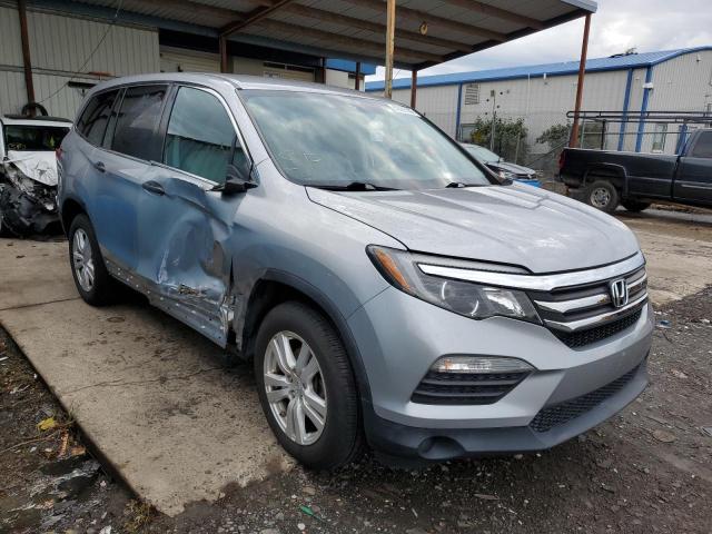 HONDA PILOT LX 2016 with VIN 5FNYF6H13GB123515 - Photo from auction