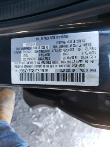 Photo 10 from auction – 2015 MAZDA CX-5 TOURI with VIN JM3KE4CY7F0461005