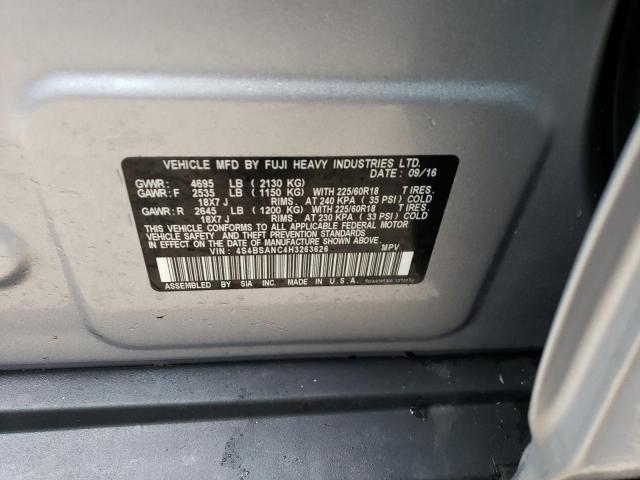 Photo 10 from auction – 2017 SUBARU OUTBACK 2. with VIN 4S4BSANC4H3263626