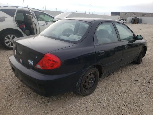 Photo 4 from auction – 2004 KIA SPECTRA BA with VIN KNAFB121345309001