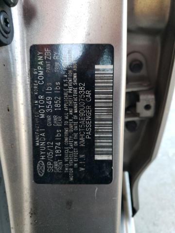 Photo 10 from auction – 2013 HYUNDAI ACCENT GLS with VIN KMHCT5AE9DU075382