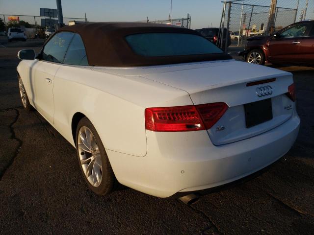 Photo 3 from auction – 2013 AUDI A5 PREMIUM with VIN WAULFAFH3DN008095