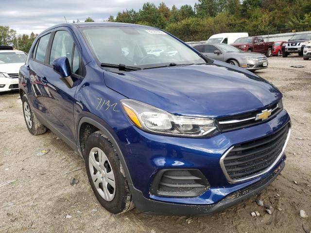 CHEVROLET TRAX LS 2017 with VIN 3GNCJKSB8HL134474 - Photo from auction