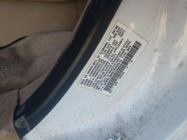 Photo 10 from auction – 2007 HONDA ODYSSEY VA with VIN 5FNRL38697B403513