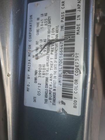 Photo 10 from auction – 2012 MAZDA 3 I with VIN JM1BL1L70C1664473