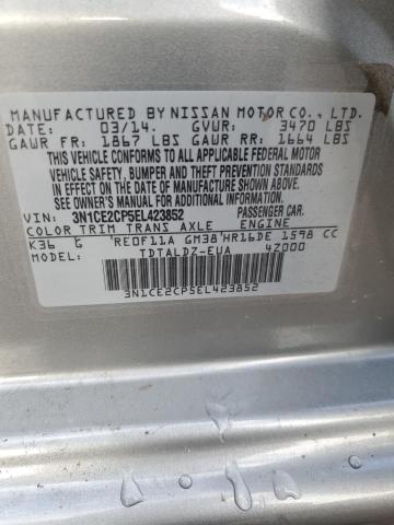 Photo 10 from auction – 2014 NISSAN VERSA NOTE with VIN 3N1CE2CP5EL423852