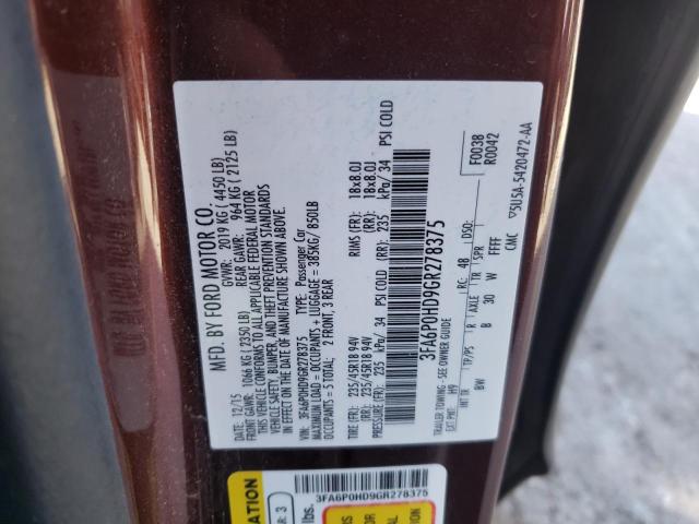Photo 10 from auction – 2016 FORD FUSION SE with VIN 3FA6P0HD9GR278375