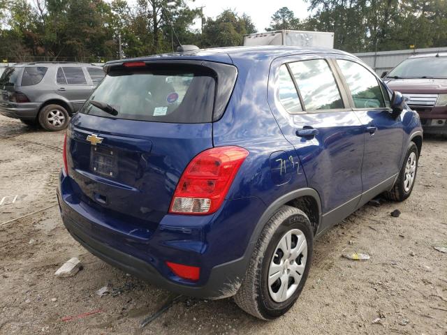 Photo 4 from auction – 2017 CHEVROLET TRAX LS with VIN 3GNCJKSB8HL134474