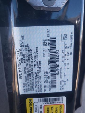 Photo 10 from auction – 2014 FORD FUSION SE with VIN 3FA6P0H91ER182054