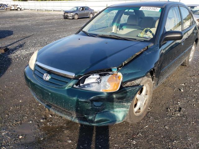 Photo 9 from auction – 2001 HONDA CIVIC LX with VIN 2HGES16571H579382