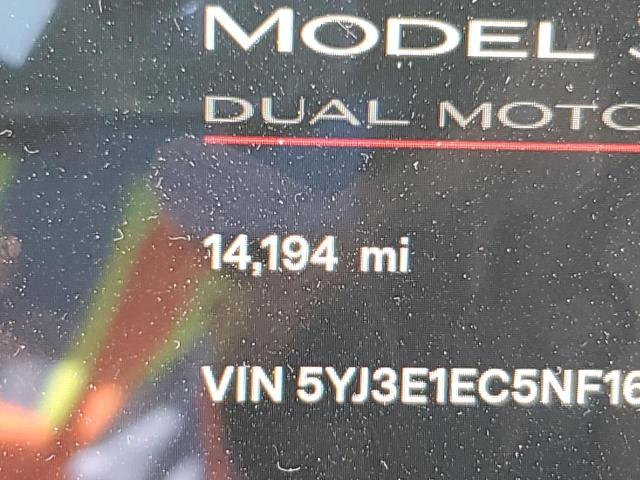 Photo 8 from auction – 2022 TESLA MODEL 3 with VIN 5YJ3E1EC5NF165736