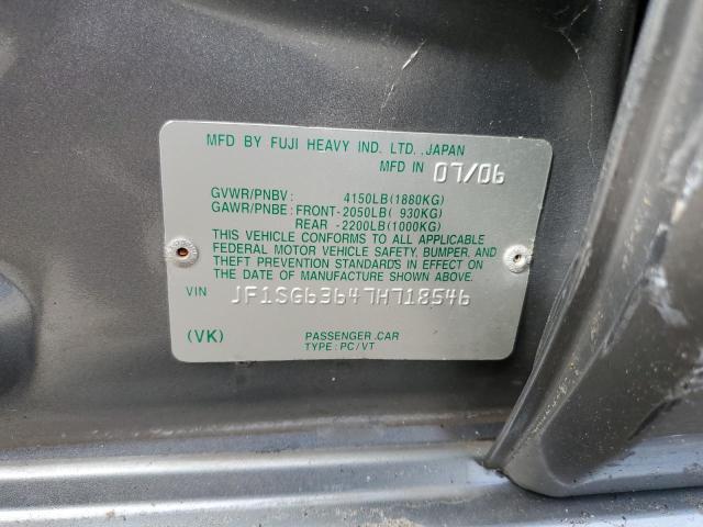 Photo 10 from auction – 2007 SUBARU FORESTER 2 with VIN JF1SG63647H718546