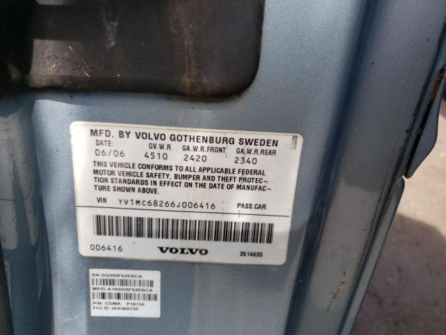 Photo 10 from auction – 2006 VOLVO C70 T5 with VIN YV1MC68266J006416