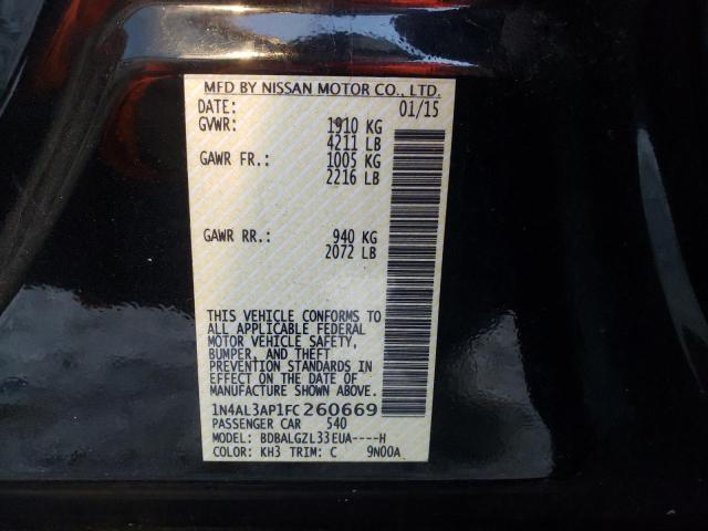 صورة رقم 10 من المزاد - 2015 NISSAN ALTIMA 2.5 مع VIN 1N4AL3AP1FC260669