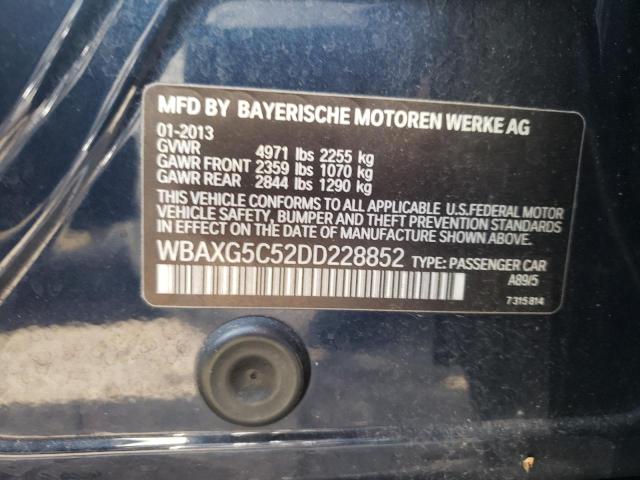 Photo 10 from auction – 2013 BMW 528 I with VIN WBAXG5C52DD228852