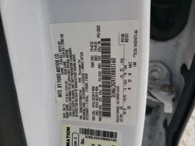 Photo 10 from auction – 2014 LINCOLN MKZ with VIN 3LN6L2G97ER805160