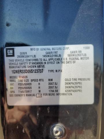 Photo 10 from auction – 2009 CHEVROLET TRAVERSE L with VIN 1GNER33D09S123737