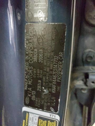 Photo 10 from auction – 2014 KIA FORTE LX with VIN KNAFX4A67E5147732