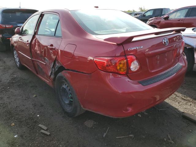 Photo 3 from auction – 2009 TOYOTA COROLLA BA with VIN 2T1BU40E59C127748