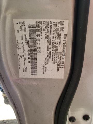 Photo 10 from auction – 2003 MERCURY SABLE LS P with VIN 1MEHM55S13A605155