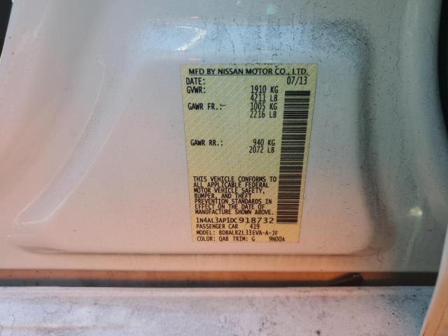 Photo 10 from auction – 2013 NISSAN ALTIMA 2.5 with VIN 1N4AL3AP1DC918732