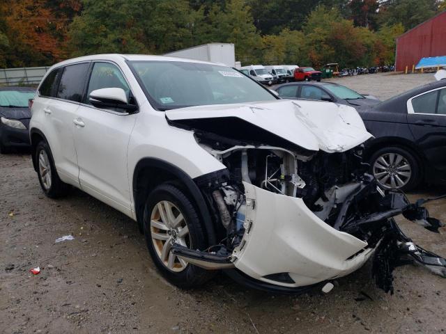 TOYOTA HIGHLANDER 2016 with VIN 5TDBKRFH5GS272894 - Photo from auction