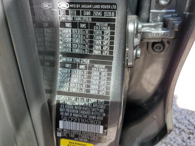 Photo 10 from auction – 2019 LAND ROVER DISCOVERY with VIN SALCP2FX1KH786008