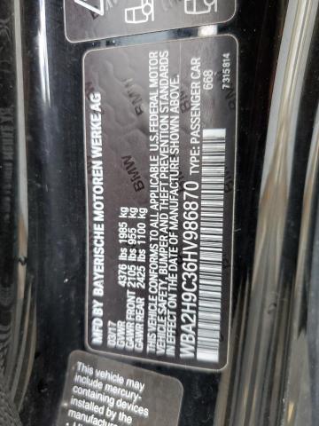 Photo 10 from auction – 2017 BMW 230XI with VIN WBA2H9C36HV986870
