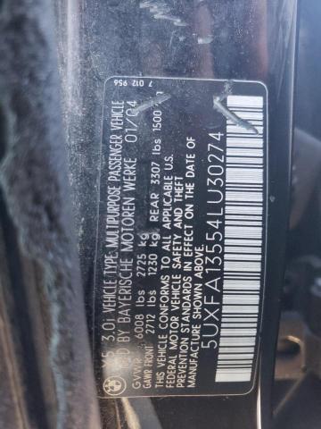 Photo 10 from auction – 2004 BMW X5 3.0I with VIN 5UXFA13554LU30274