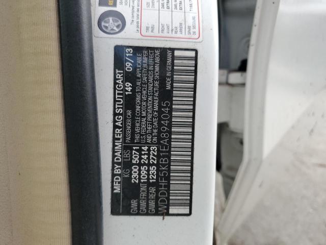 Photo 10 from auction – 2014 MERCEDES-BENZ E 350 with VIN WDDHF5KB1EA894045