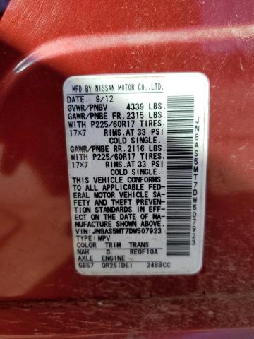 Photo 10 from auction – 2013 NISSAN ROGUE S with VIN JN8AS5MT7DW507923