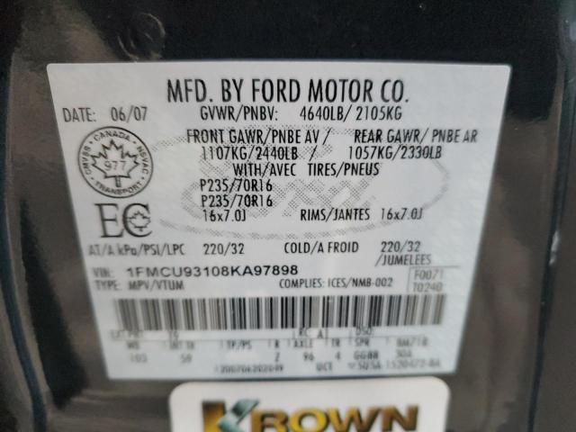 Photo 10 from auction – 2012 FORD ESCAPE XLT with VIN 1FMCU9DG4CKC42503