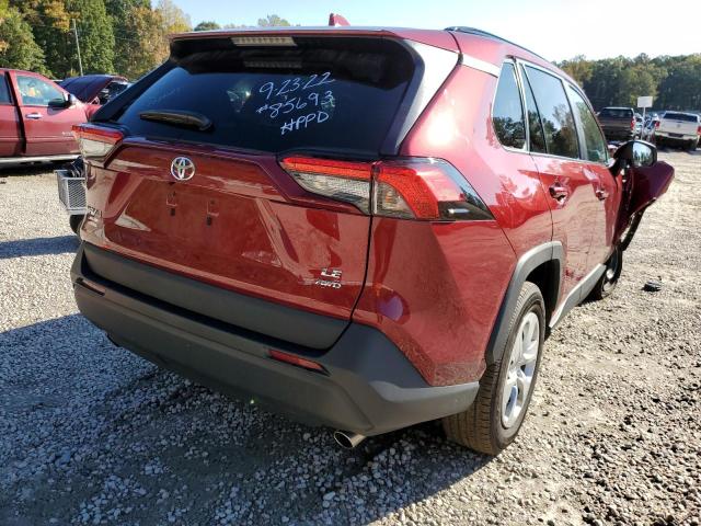 Photo 4 from auction – 2021 TOYOTA RAV4 LE with VIN 2T3F1RFV6MC148994