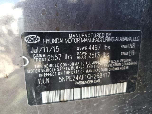 Photo 10 from auction – 2016 HYUNDAI SONATA SE with VIN 5NPE24AF1GH268417