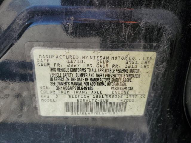 Photo 10 from auction – 2011 NISSAN SENTRA 2.0 with VIN 3N1AB6AP7BL649185