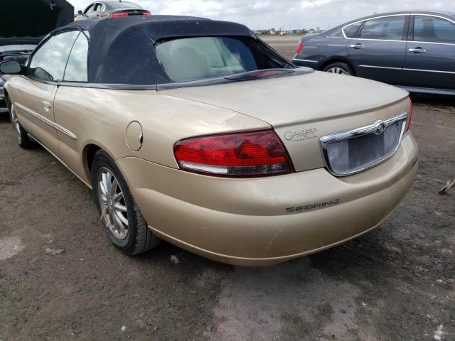 Photo 3 from auction – 2001 CHRYSLER SEBRING LI with VIN 1C3EL65UX1N685225
